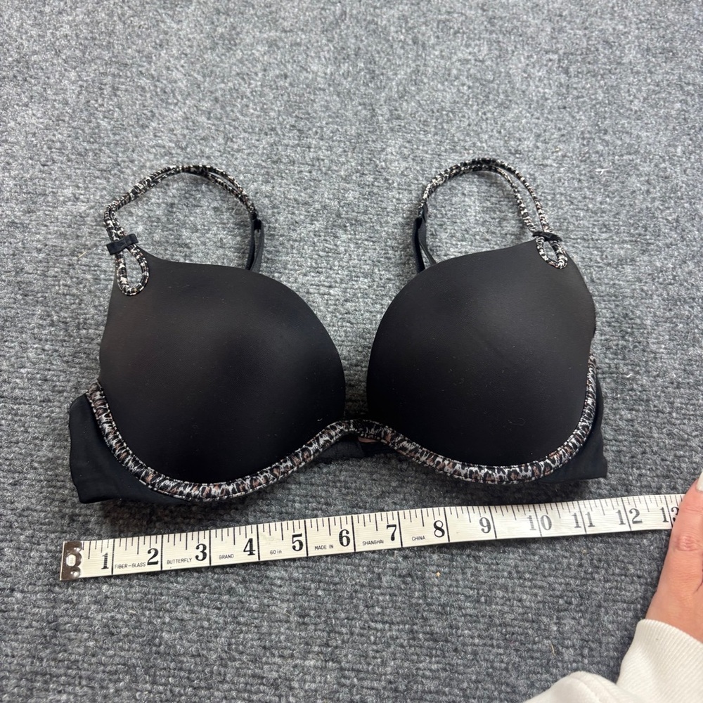 VICTORIA’S SECRET Women’s Black Sexy Little Things Underwire Bra size: 32D - Picture 6 of 6